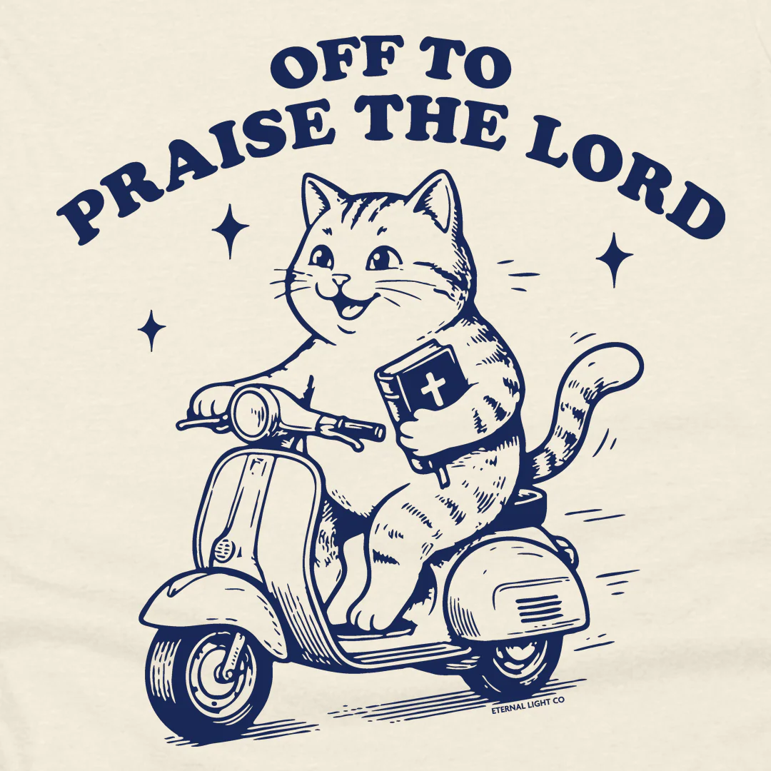 FREE Off To Praise The Lord Tee *Add Any Other Item To Cart To Unlock FREE Price. Limit 1* - Image 2
