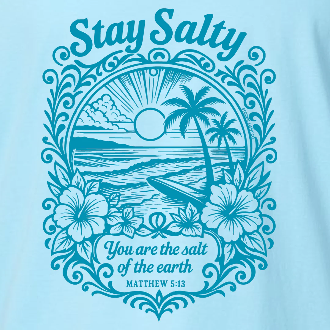 FREE Stay Salty Tee *Add Any Other Item To Cart To Unlock FREE Price. Limit 1* - Image 2
